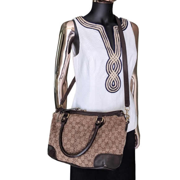 GUCCI GG MONOGRAM HAND CROSSBODY BAG - Picture 2 of 15